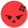 Angry TikTok emoji
