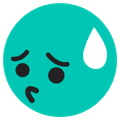 Embarrassed TikTok emoji
