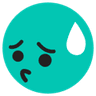 Embarrassed TikTok emoji