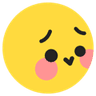 Flushed TikTok emoji