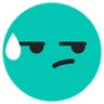 Speechless TikTok emoji