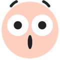 Surprised TikTok emoji